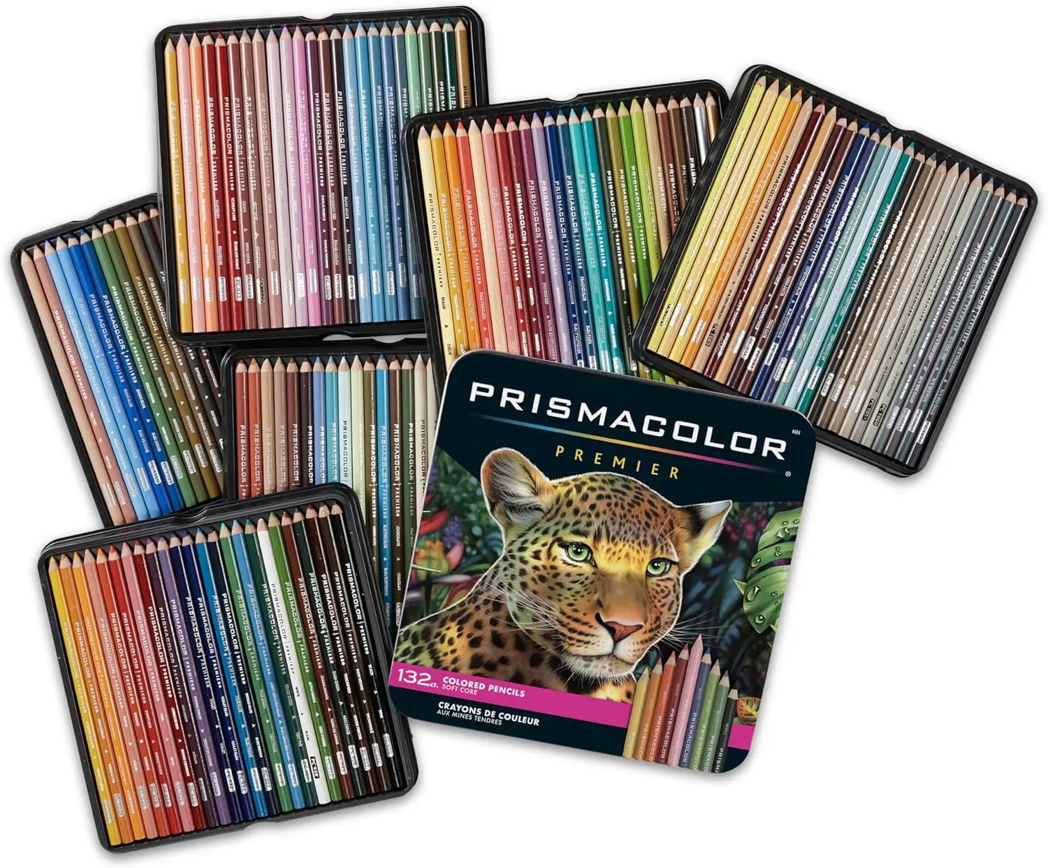 

Soft Core Colored Pencils, 132 Vibrant Colors, Ultra-Smooth for Adult Coloring, Drawing & Arts