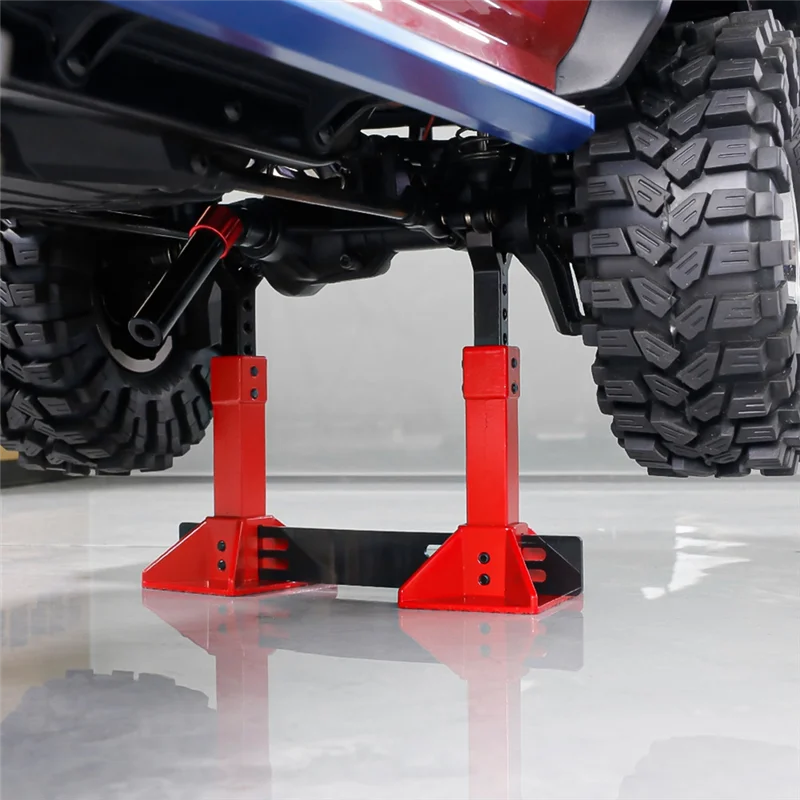 Aluminium-Metall-Wagenheberständer für 1/10 RC Crawler, für TRX4 SCX10 Tamiya HPI Redcat HSP-Fahrzeuge – RC-Car-Wagenheber-Ständermodell – [A68T]