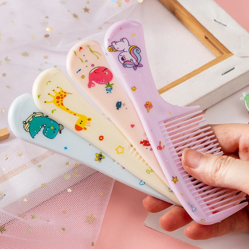 2Pcs Kids Cartoon Animals Hair Combs Set