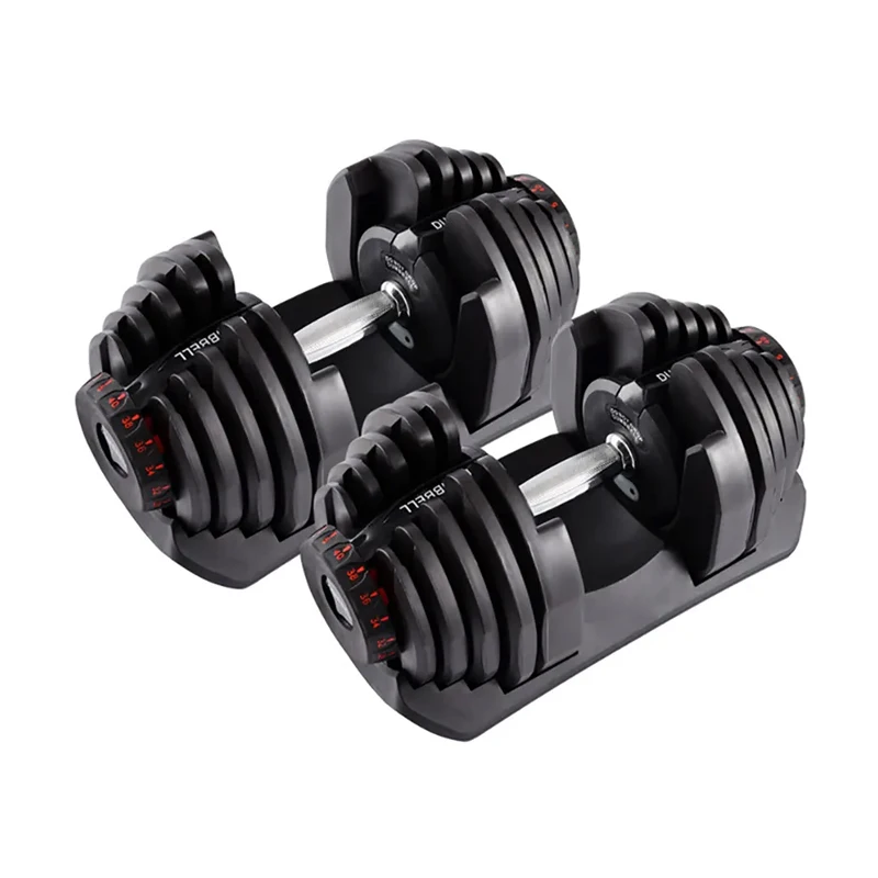 

40kg Home Gym Automatic Fitness Dumbbell Set Adjustable Weight Muscle Trainer Lifting Dumbbell for Home Use
