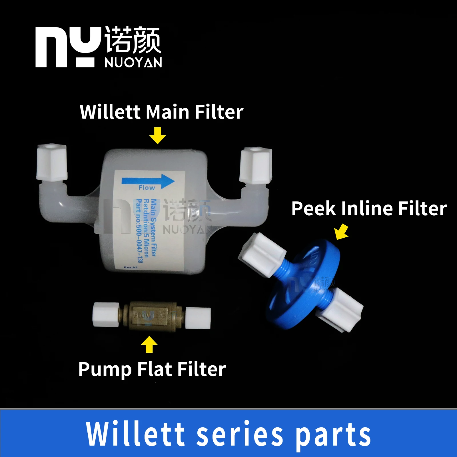 

Wholesale price For Willett 400 filter kits PG0076 for Willett 43S 430 460 etc printer inkjet printer series filter one set 3pcs