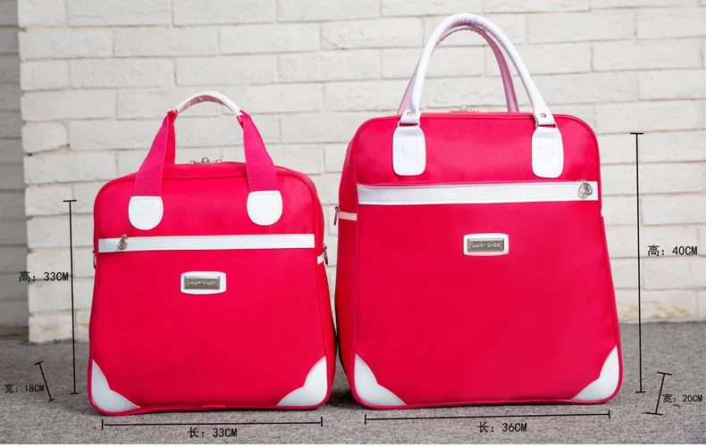 Mode Vrouwelijke Zak 2022 Nieuwe Kwaliteit Nylon Leer Vrouwen Designer Reizen Handtas Grote Capaciteit Bagage Tas