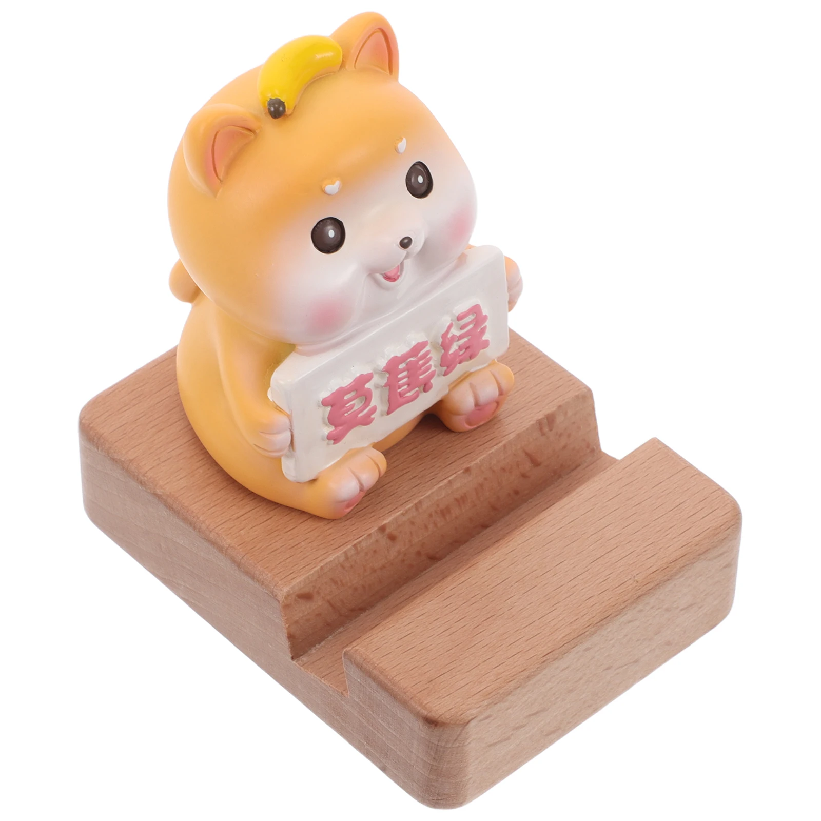 

Cute Phone Holder St Cell St s Accessories Unique Wooden Desk Women Office Animal Creative Sturdy Portable Dog Cat Kawaii