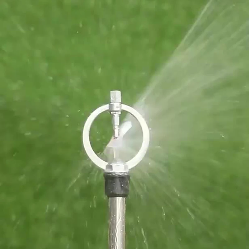 

4 Points Alloy Rain Sprinkler 360 Degree Auto Rotating Sprinkler Landscaping Lawn Landscaping Cooling Sprinkler Fitting