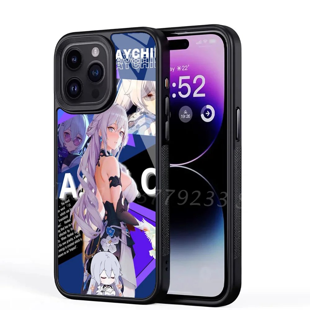 Bronya Zaychik Anime Phone Case For IPhone 15 14 13 Pro Max 11 Mini Alex Mirror For Magsafe Wireless Charging Cover