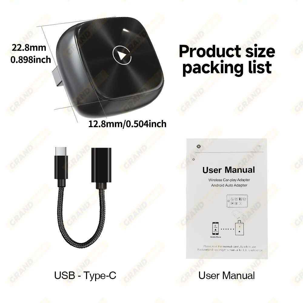 Neue Drahtlose CarPlay Android Auto Adapter USB Dongle Smart Mini Box Plug Und Play Universal Für VW Toyota Nissan Honda Ford Benz – Detail 15