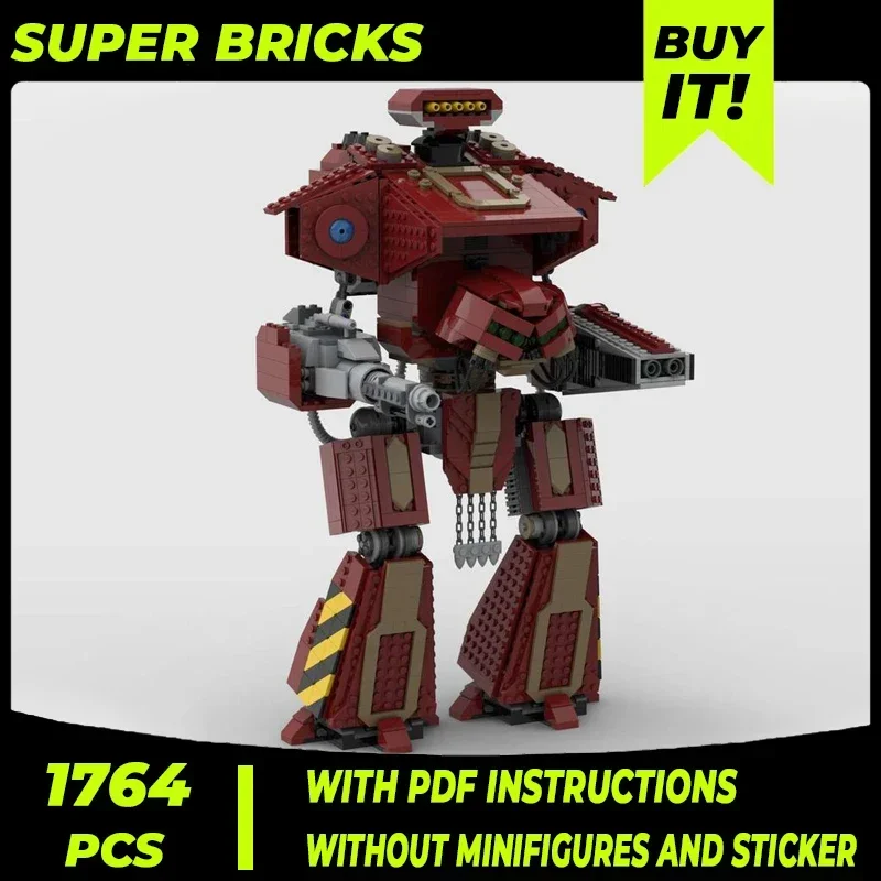 Popular Military Game Model Moc Building Bricks Battlefield Titan Mech Technology Blocks Gifts Christmas Toys DIY Sets Assembly