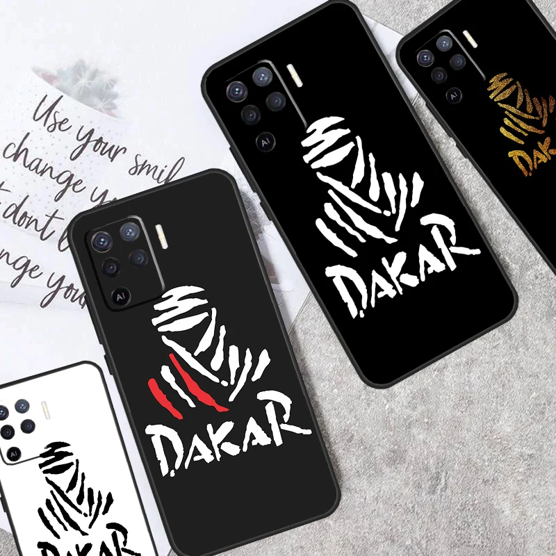 Rally Dakar Logo For OPPO A74 A54 A94 A58 A78 A98 A5 A9 A53 A15 A52 A72 A17 A57 A77 A57S A16 A76 A96 Case