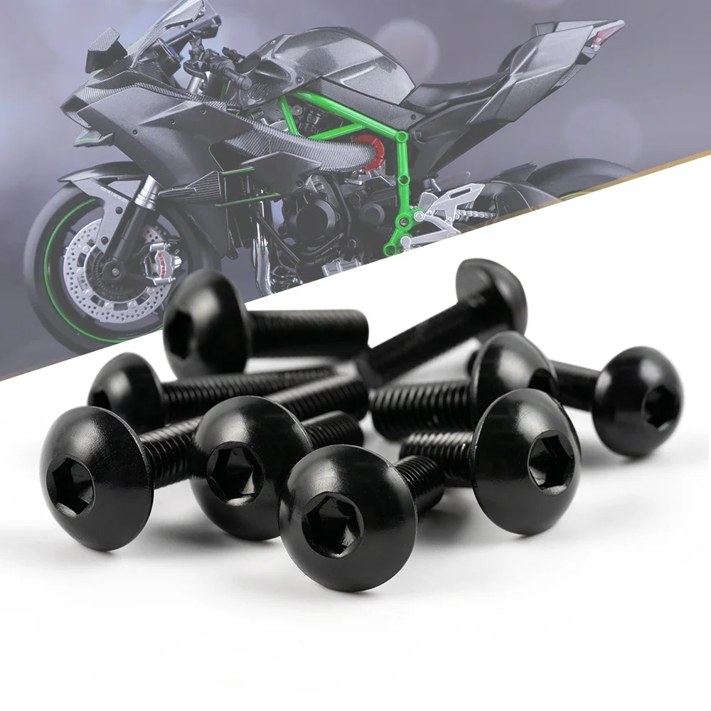 

Motorcycle Fairing Bolts Kit Fastener Clips Screw Aluminium For Yamaha YZF R6 R1 R25 R125 R3 T-MAX MT XJR