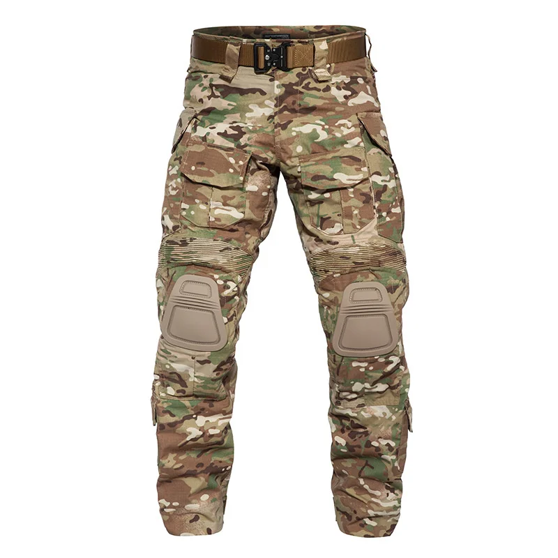 Combat Pants G3 with Knee Pads Airsoft Tactical Trousers Multicam CP Hunting Camouflage Gen3 Hunting Camouflage