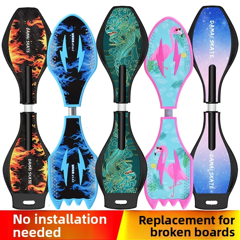 beginner-friendly-two-wheel-twisty-dragon-snake-board-balance-skateboard-for-children-teens-adults-home-with-dragon-phoenix