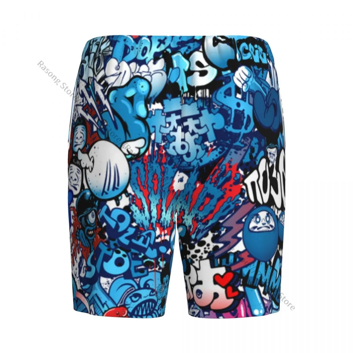 Pyjama de Nuit Décontracté pour Adolescent, Vêtement avec Image de Graffiti Mural de Rue, Coloré, pour Homme