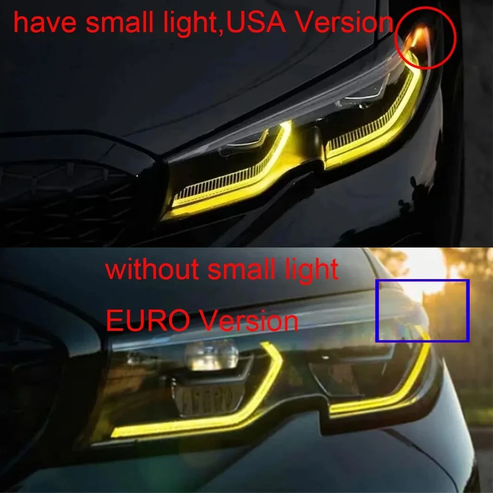CSL Lemon Yellow DRL LED Module Fit For 2019-2022 BMW 3 Series G20 G21 320i 330i M340i 340iX Laser Headlight 63118496134 8496134 view 4
