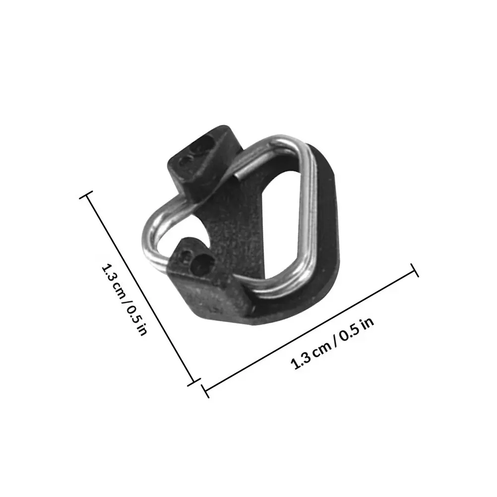 10 Pcs Camera Strap Triangle Lanyard Hooks Ring Stainless Steel Plastic for Shoulder