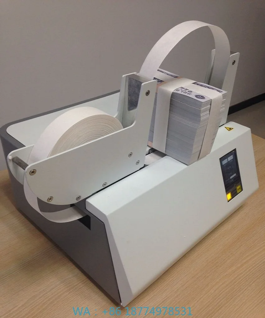 A Machine Notebook Banding Paper Machineutomatic Banding Machine 40mm Kraft Paper Opp Tape Strapping