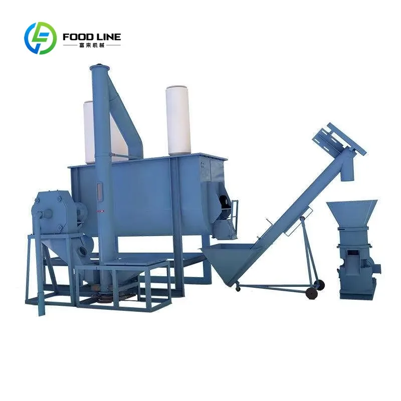 Customized Best 2TPH Animal Pellet Feed Plant Poultry Livestock Cow Goat Corn Wheat Pellet Feed Animal Food Production Line