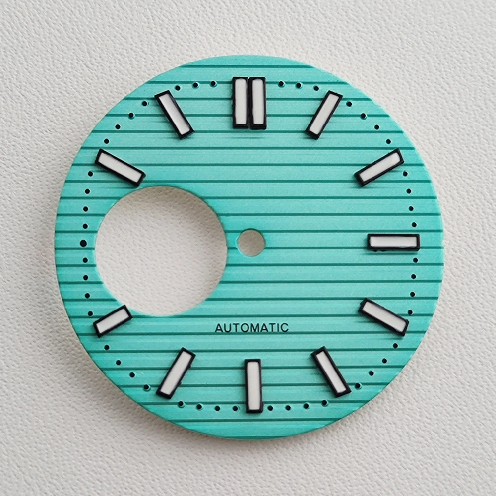 29.8mm NH38 dial Watch Dial Hollowed out dial green luminous dial suitable for N H38 movement watch accessories repair tool