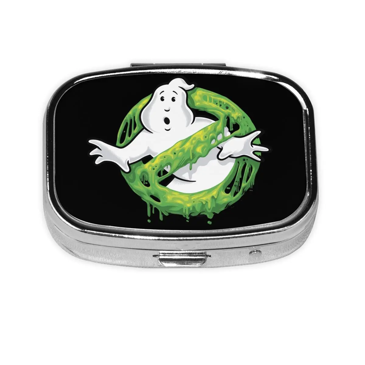 

G-Ghostbusterses Classic Slime Маленькие портативные футляры для таблеток 2 сетки 80 s Пленка-органайзер для лекарств Чехол для хранения Коробка для таблеток