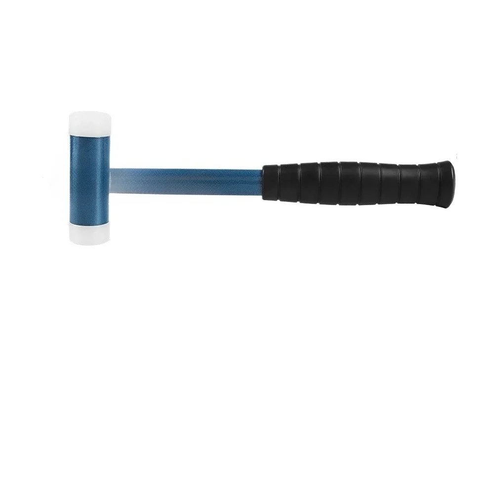Woodworking Non-rebound Safety Steel Shank Hammer, Wooden Shank Dual-purpose Non-rebound Safety Hammer
