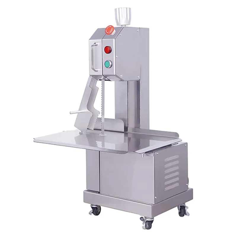 

Коммерческая пила для костей, корпус из нержавеющей стали, автоматический резак для костей мяса для свинины, говядины, замороженного мяса, домашний мясной магазин