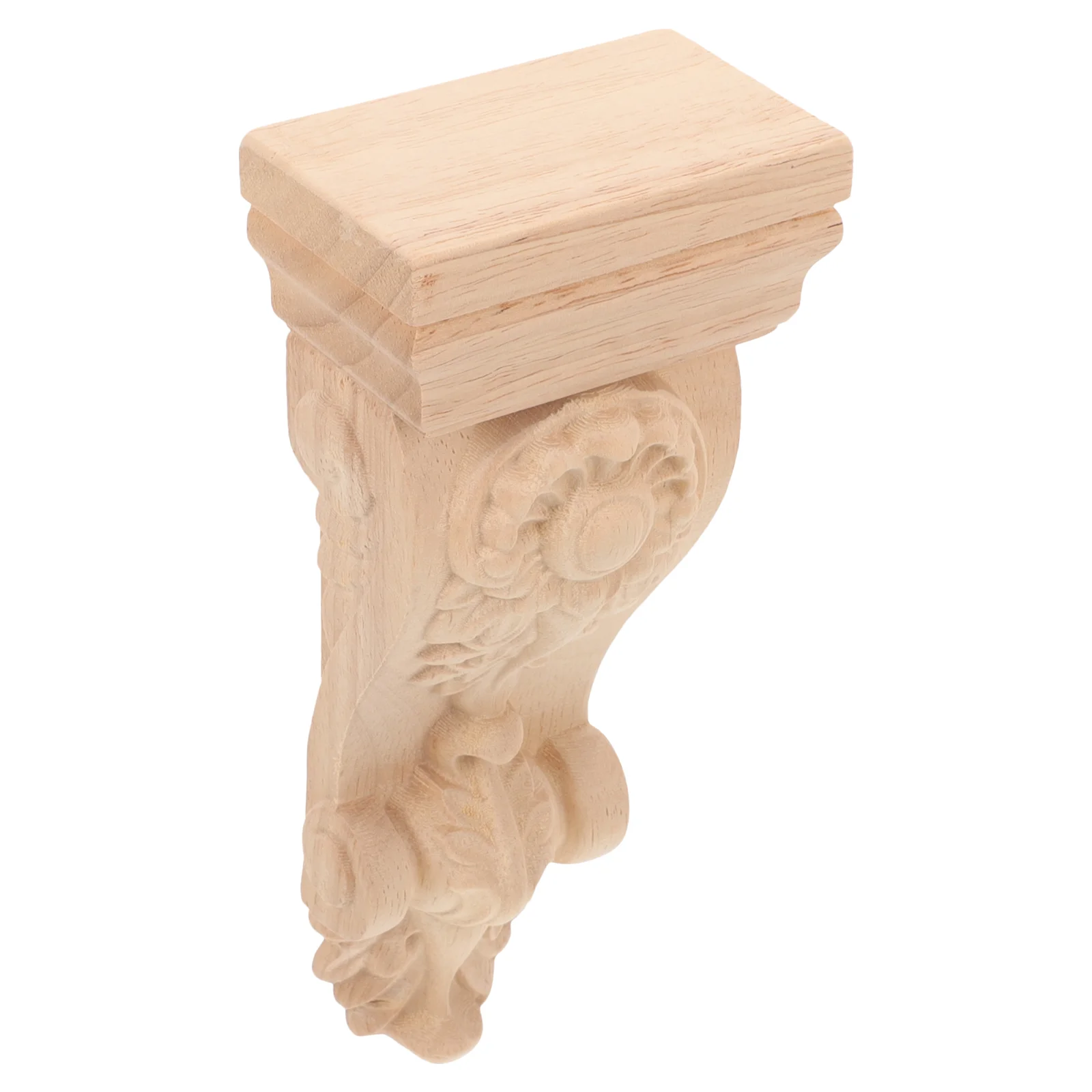 Dekorasi rumah Corbel kayu dekoratif mahkota cetakan blok sudut Applique Corbels