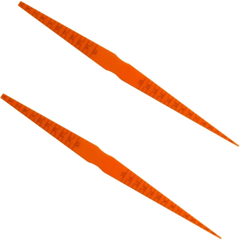 مقياس محاذاة فجوات لوحة باب السيارة من KYCOR، مسطرة ثعبان بلاستيكية لأداة تحديد موضع قياس جسم السيارة (قطعتان) #1