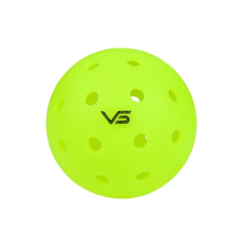 New 74MM Outdoor Pickleballs Durable 40 Holes Training Pickleballs Crack Resistant Pickleball Balls Practice