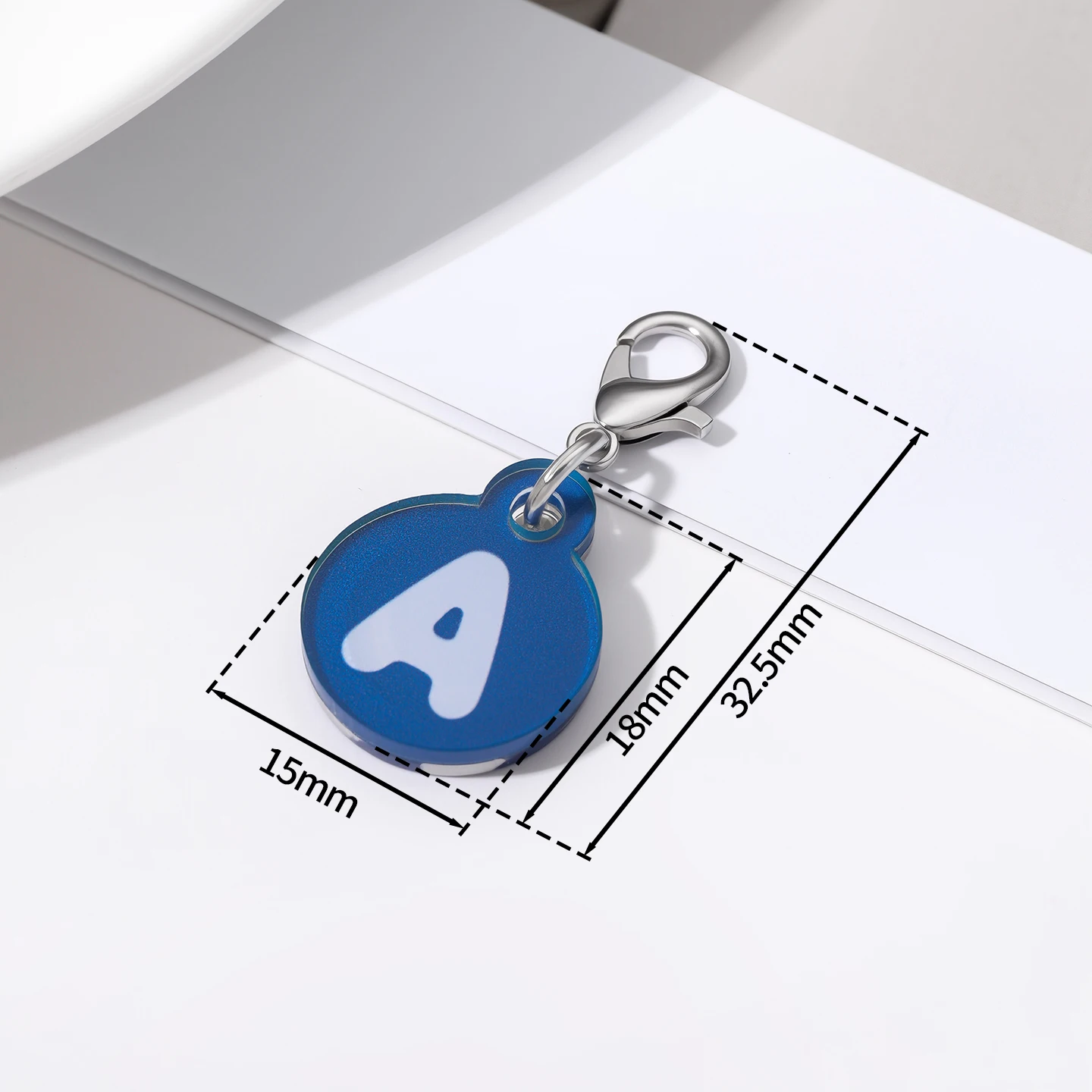 1Pc Acrylic 26 Alphabet Letter Shaped Keychain Stylish Handbag Hanging Charms For DIY Handmade Jewelry Craft Decoration Pendants