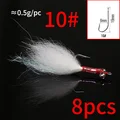 8pcs Size 10 B