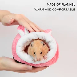 Hamster Cage Soft Warm Bed Pet Rat Hammock Pig Squirrel Winter House Velvet Nest Sleeping Warm Bed Small Pet Items