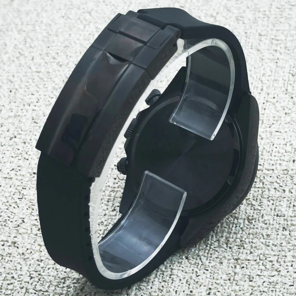 New 40MM VK63 Fashion Men's Quartz Watch Luxury Sapphire Glass Timing Code Watch Stainless Steel Waterproof Luminous VK63
