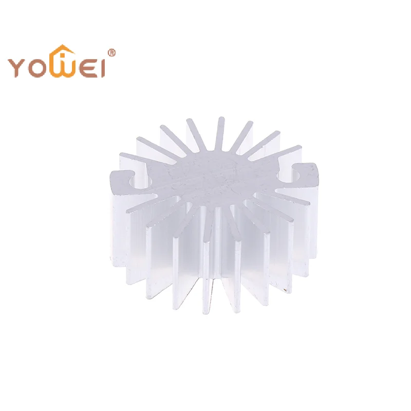 Latest 23mmX10mm LED Or Single Chip Heatsink Radiator Aluminum 1W Heat Sink Radiator For Household Lamp Radiator Replaceable