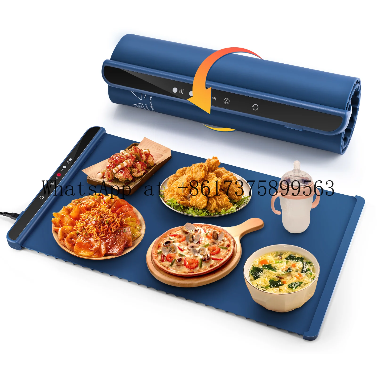 Portable Silicone Heating Pad Food Insulation Pad Heating Tray