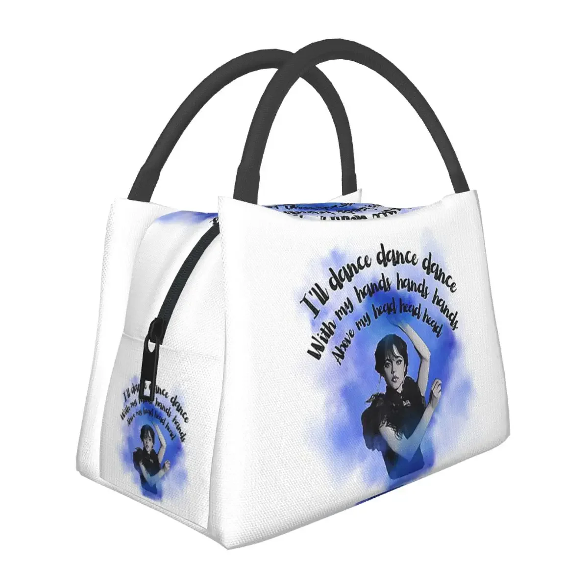 Wednesday Addams Dancing Dance Thermal Lunch Bags Insulated Bento Box  Lunch Tote Picnic Bags Thermal Bag for Woman Work