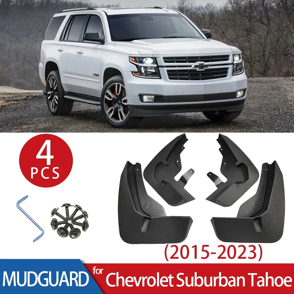 

Car Mudguard for Chevrolet Suburban Tahoe 2015 2020 2023 Fender Mud Guard Flap Splash Plastic Auto Part Protection Accessories