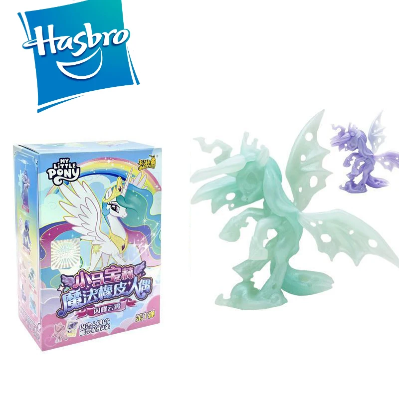 Hasbro  Little Pony Blind Box Friendship Is Magic Rubber Doll Anime Hairdressing Style Figure Cartoon Creative Girl Collect Toy