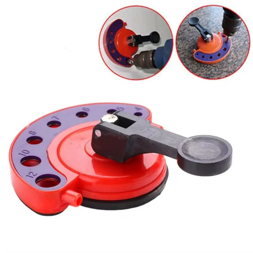 Drill Bit Glass Opening Locator Core Bit Suction Cup Guide Openings Locator Adjustable Hole Punch Drill Guide Woodworking