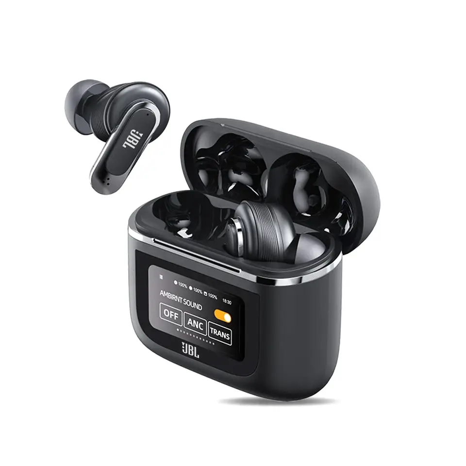 سماعات الرأس اللاسلكية الأصلية JBL Tour Pro 2 مع تقنية إلغاء الضوضاء وعلبة عرض ذكية LED، سماعات أذن JBL Tour Pro2 - 4