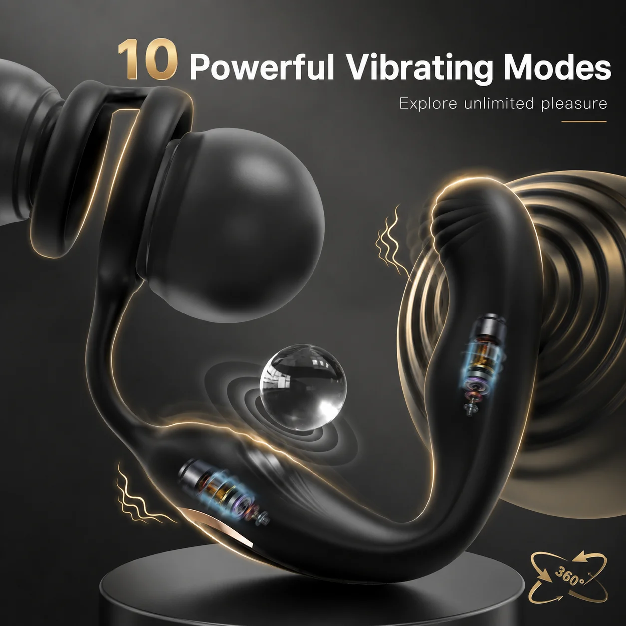 Prostate Massager Anal Vibrator Male Sex Toys for Men Gay Anal Plug Adult Toys Butt Plug for Women Remote 7 Wiggling Vibrating