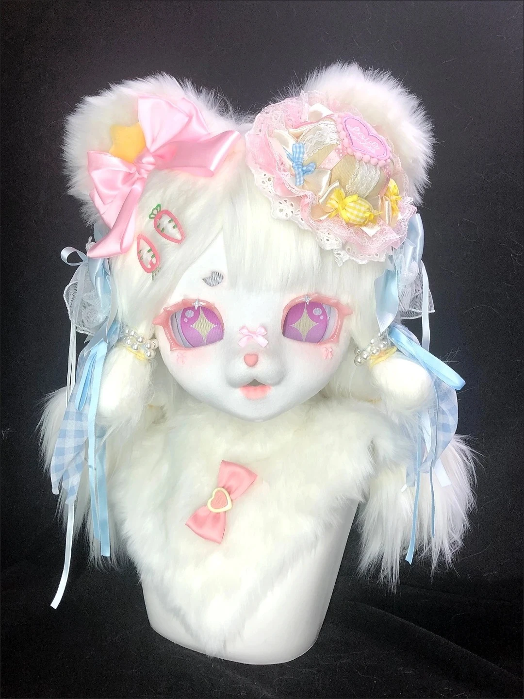 Kigurumi Base Mask Headbase Furry Cosplay Costume Accessories Cosplay Mask Gentle and Lovely 3D Printing