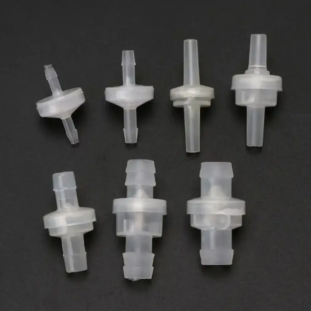 1/5Pcs Pagoda Inline Plastic Check Valve One Way Non-Return Gas Liquid Water Fluid One-Way Valve Air Pump Accessories