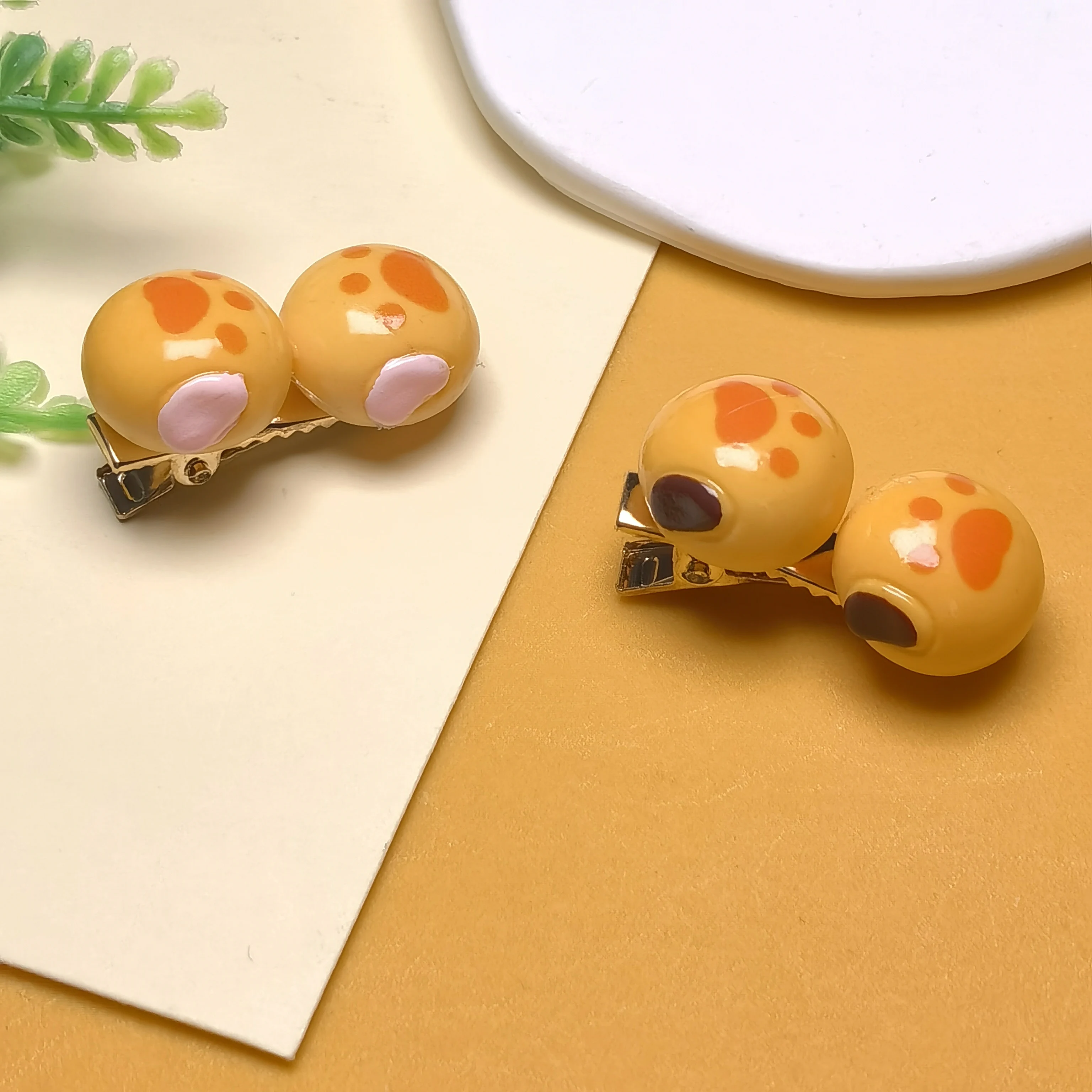 Cute Cat Claw Puff Fashion Creative Girls Hair Clips Duckbill Side Clips Student Headwear Professional Salon Partition