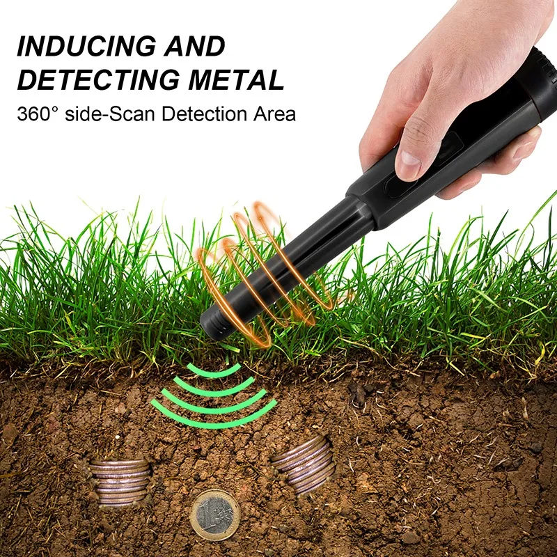 Portable Handheld Metal Detector gp pointer Professional Underground Gold Detector Assist Tool pinpointing Metal Detector