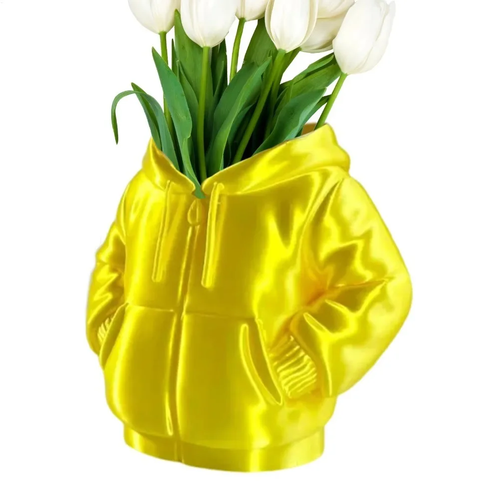 

Puffer Jacket Design Desk Pen Holder Plastic Multifunctional Pen and Pencil Holder 3D Printing Large Capacity