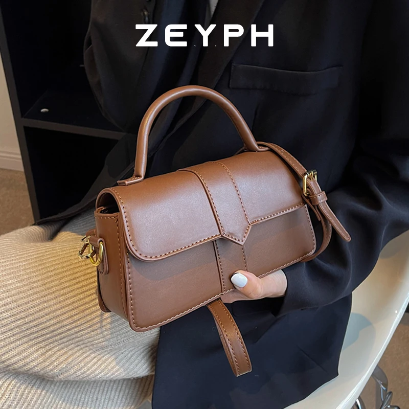 

Zeyph Women s Four Seasons Shoulder Bag Crossbody Bag Pu Material Handbag Simple And Atmospheric Commuter Style