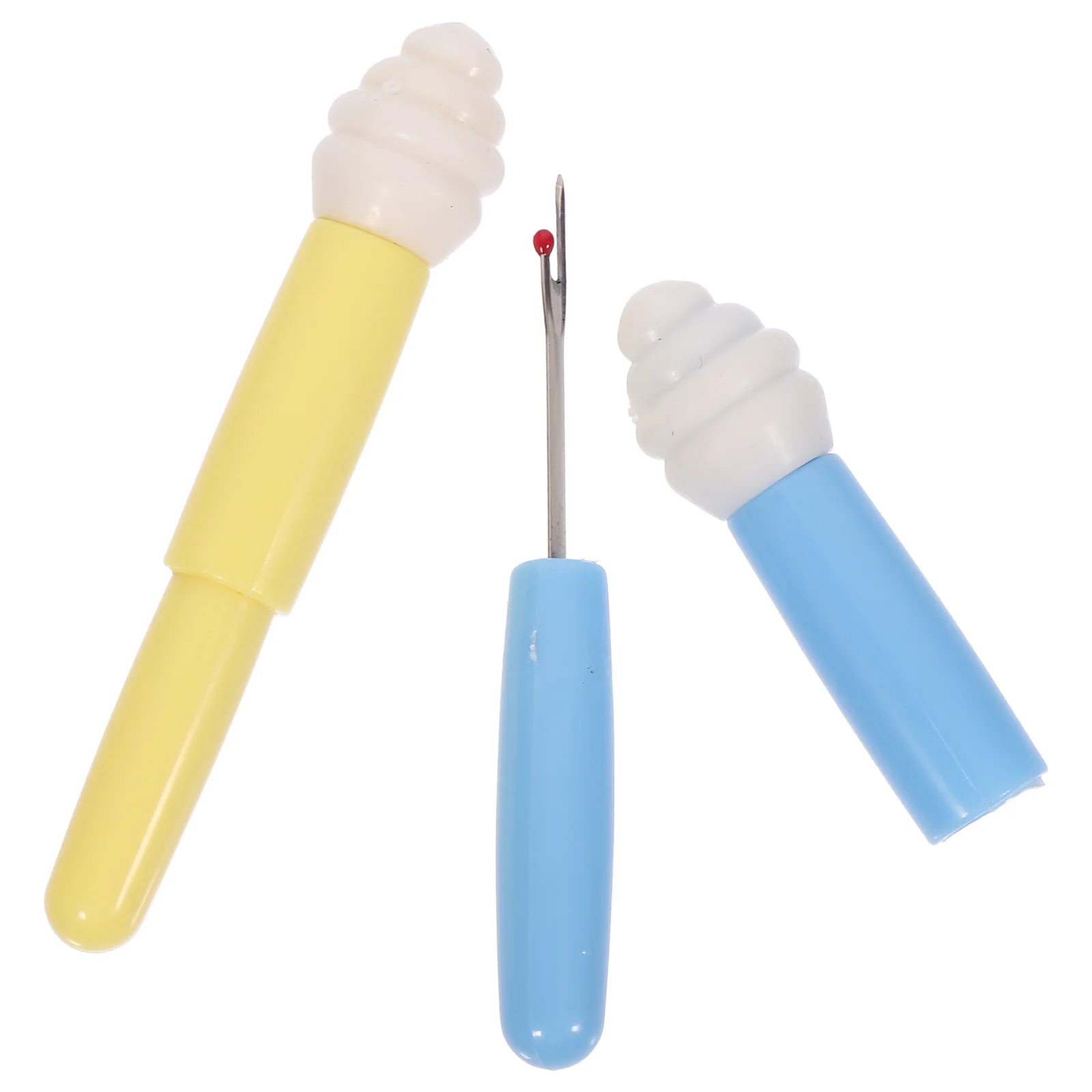 

2 шт., инструмент для удаления ниток, двойная функция, расширитель швов и ластик для швейного набора, удобный рыхлитель для стежков, легкий портативный