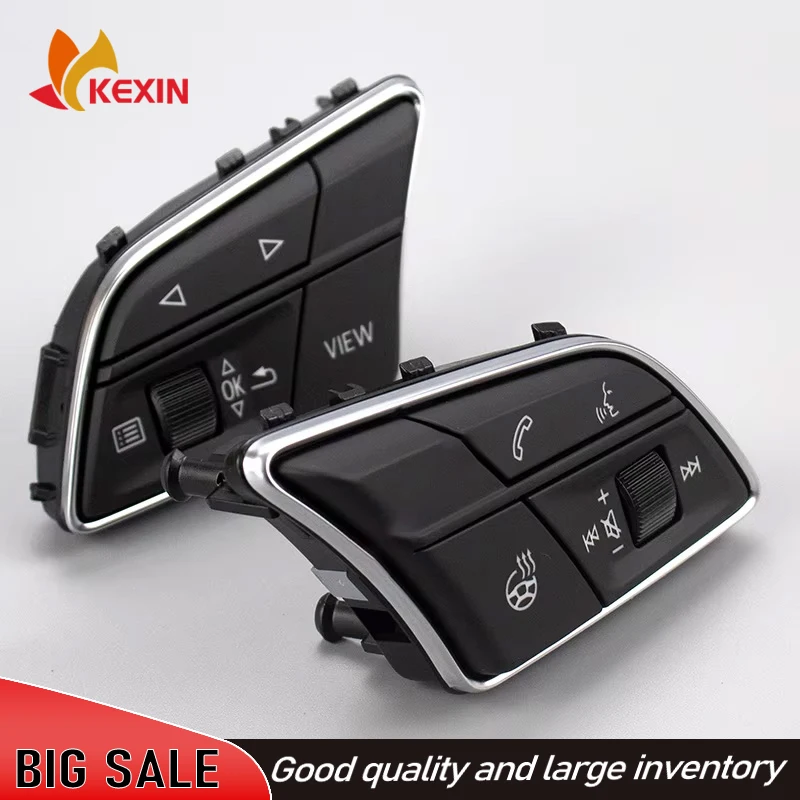 Steering Wheel Button Assembly Accessories For Audi A4B9 A3 Heated Steering Wheel