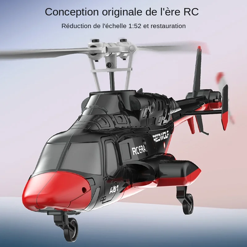 

RC EAR A61 RC Helicopter 2.4G 6-Aixs Gyroscope 4CH Optical Flow Remote Control A61 Helicopter Spare Battery Helicopter Hobby Toy