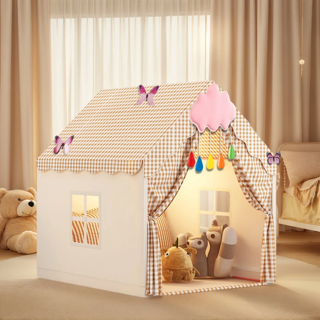 bed-canopy-partition-tent-children's-fun-playhouse-tent-fairy-tale-castle-tent-pretend-play-tent-children's-play-tent-kids'-secret-space-portable-toy-playhouse-includes-clouds-butterflies-birthday-christmas-thanksgiving-halloween-party-decorations-holiday-gift-does-not-include-lights