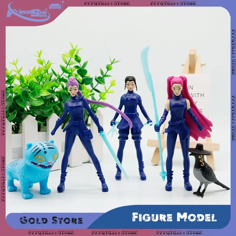 

Kpop Demon Hunters PVC Anime Figurine Toy 5/8pcs Set Model Doll Desk Decoration Miniature Collectible Sculpture Gift for Fans